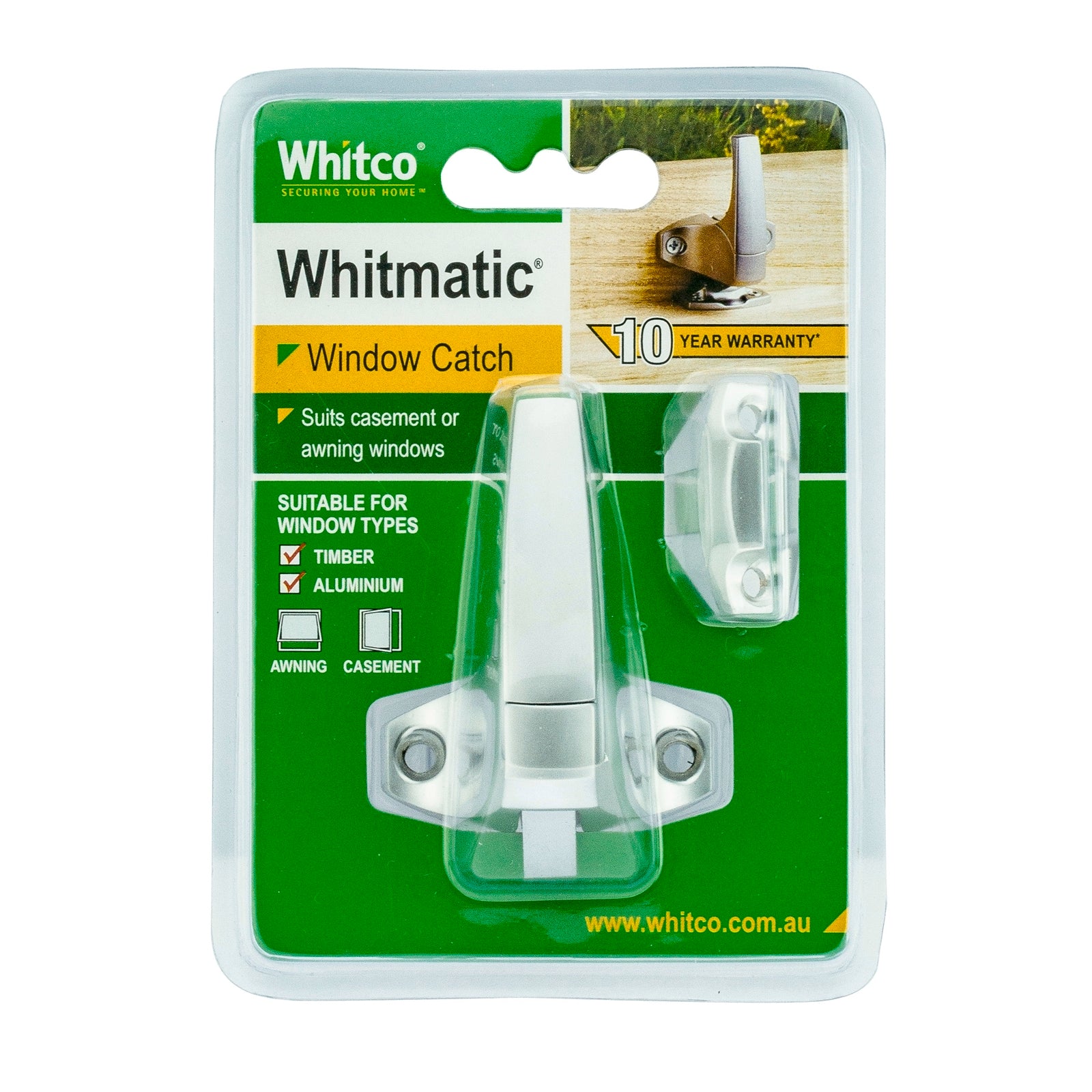 Whitco Satin Chrome Whitmatic Window Fastener - Image 1 of 1