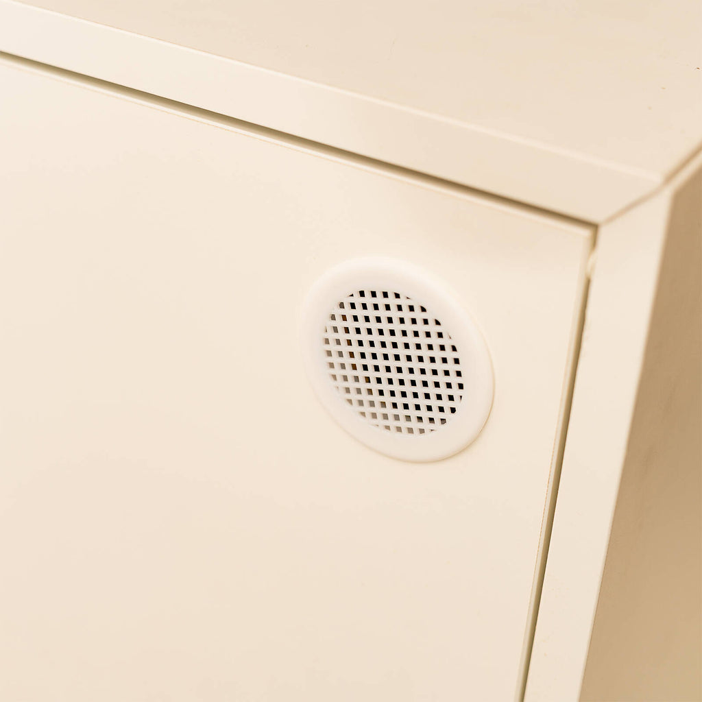 Taskmaster 53mm White Plastic Cabinet Ventilator- 2 Pack - Image 6 of 6