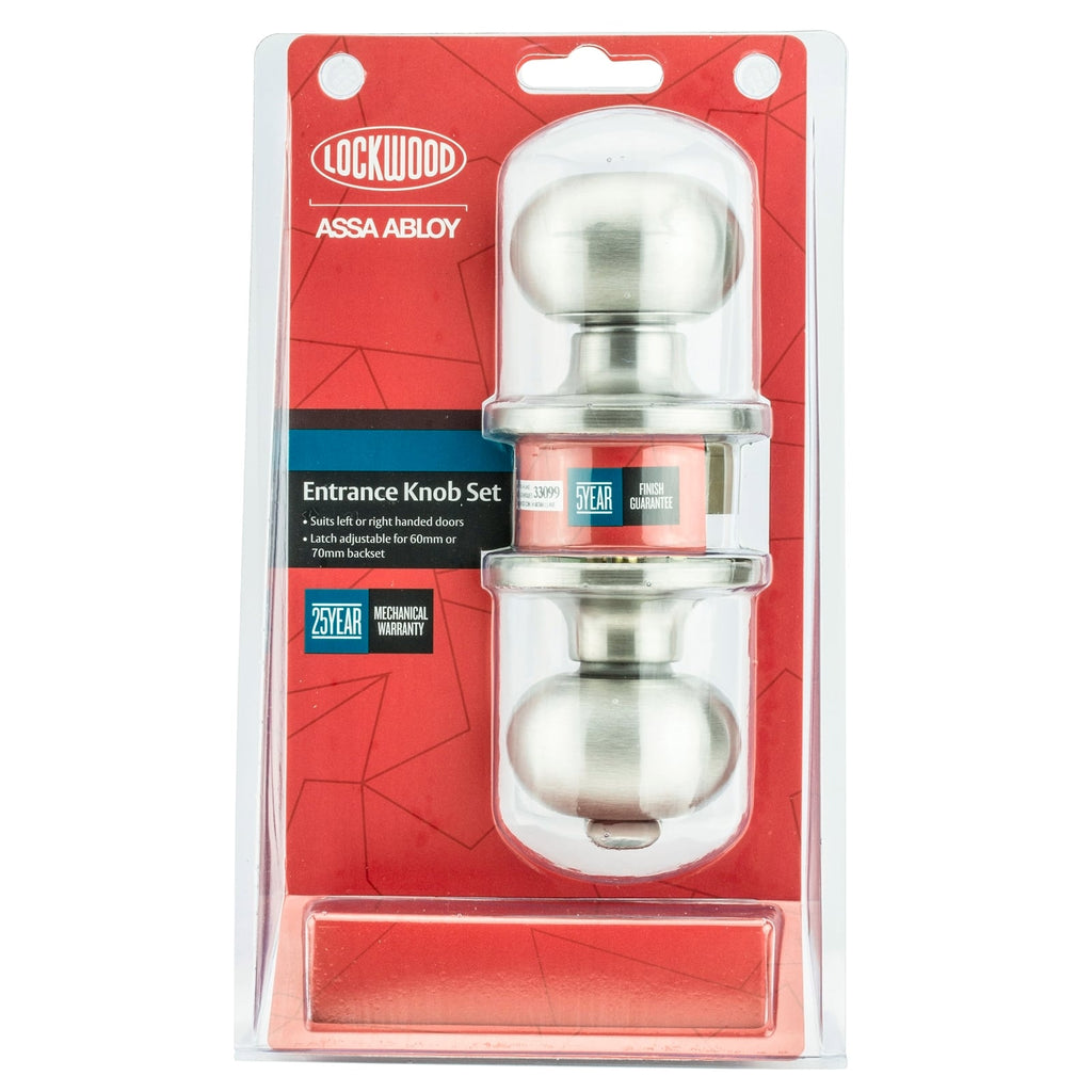 Lockwood Stainless Steel Symmetry Series Entrance Set - Image 1 of 2