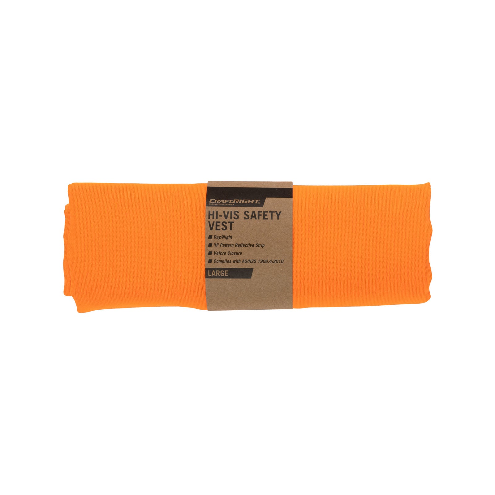 Craftright XL Hi Vis Orange Day / Night Vest - XL - Image 3 of 3