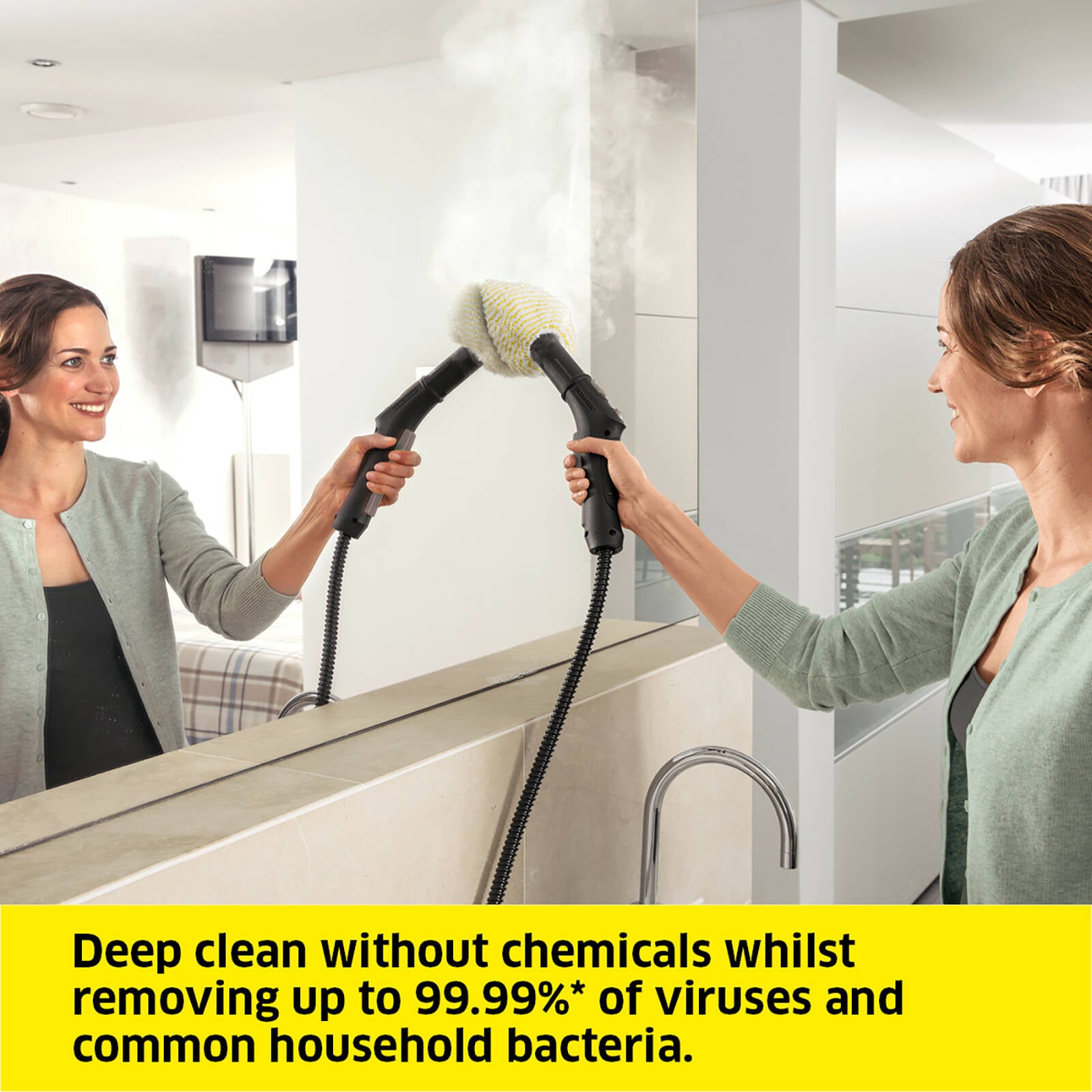 Karcher White SC ATK 2 Steam Cleaner - Image 3 of 7