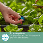 GARDENA Micro Irrigation 6 in 1 Spray Nozzle - 2 Pack - Image 4 of 9