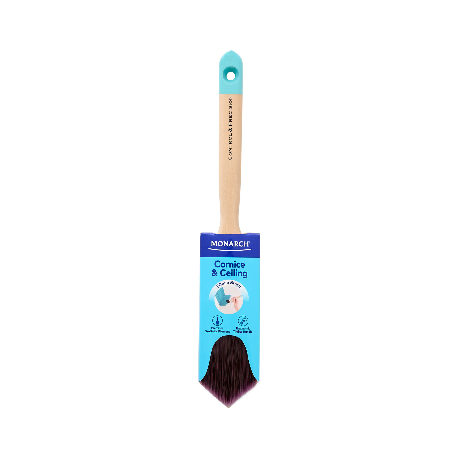 Monarch 38mm Cornice And Ceiling Synthetic Paint Brush - 38mm - Image 1 of 3
