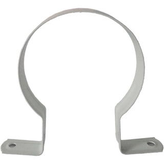 Kinetic 90mm White Plastic Coat Saddle Standoff Clips - 4 Pack