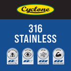 Cyclone 910mm x 2m 316 Stainless Flyscreen - Image 2 of 3