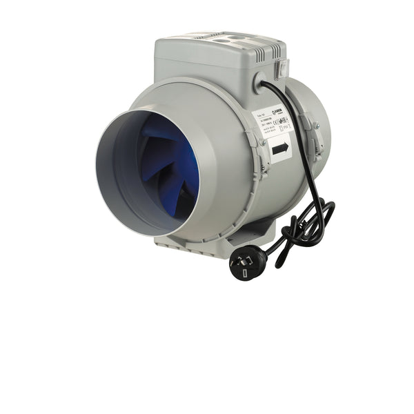 Blauberg 200mm Turbo Mixed Flow Inline Fan - 200mm