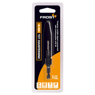 Frost 10G 9/64" Drill Countersinks TCT Quickbit