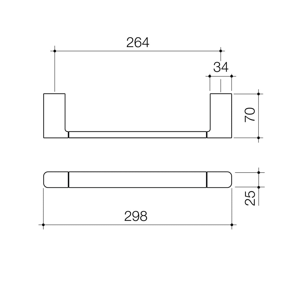 Caroma Luna Hand Towel Rail - Image 2 of 4