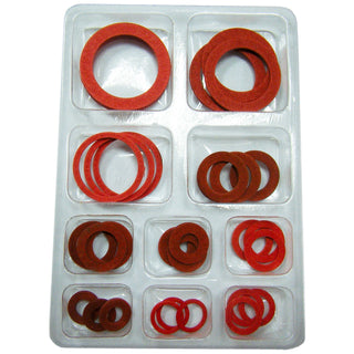 Kinetic Assorted Sizes Fibre Body Washers - 30 Pack