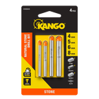 Kango 4 Piece Natural Stone and Tile Drill Bit Set - Image 1 of 6