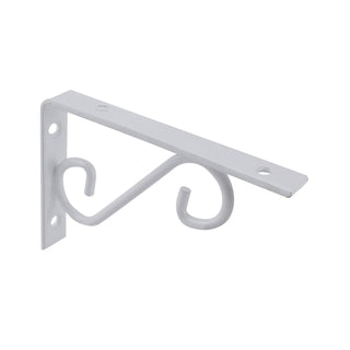 Carinya 150 x 100mm Black Scroll Stayed Bracket