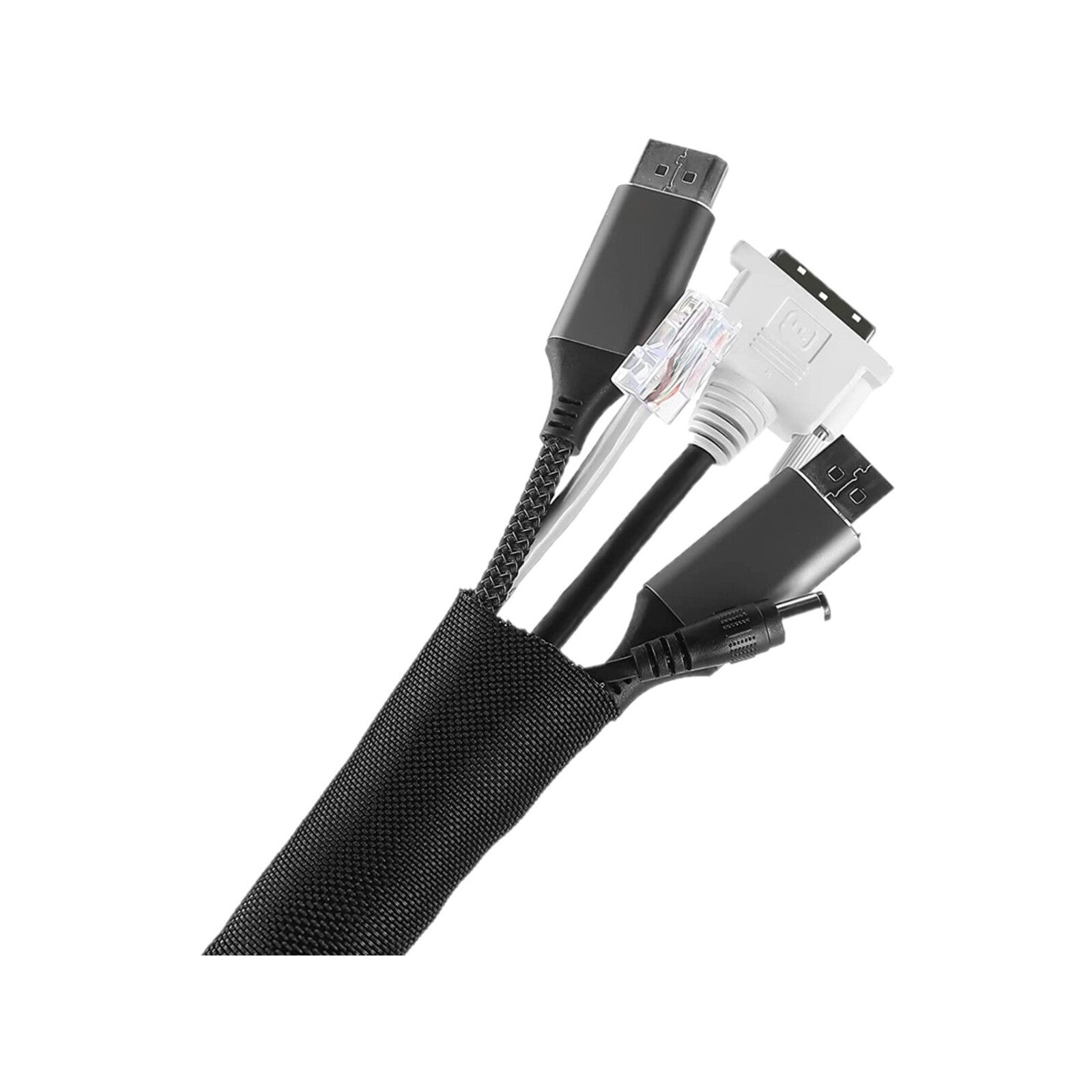 Click 19mm x 2m Fabric Wrap Cable Management Sleeve - Image 2 of 3