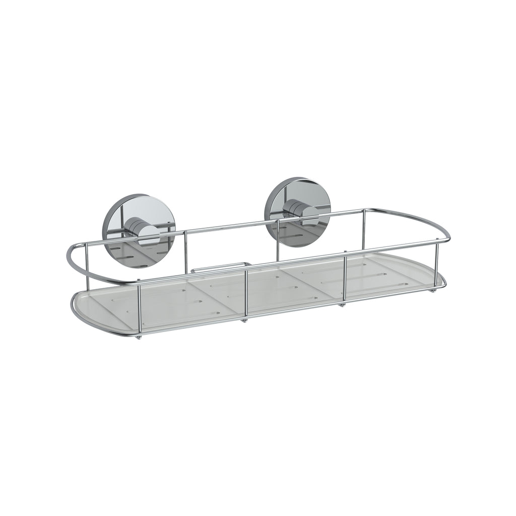 Fusion-Loc Estate Stainless Steel Bathroom Shelf - Image 1 of 4