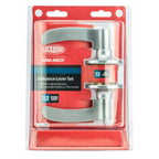 Lockwood Satin Chrome Symmetry Entry Lever Set - Image 2 of 2