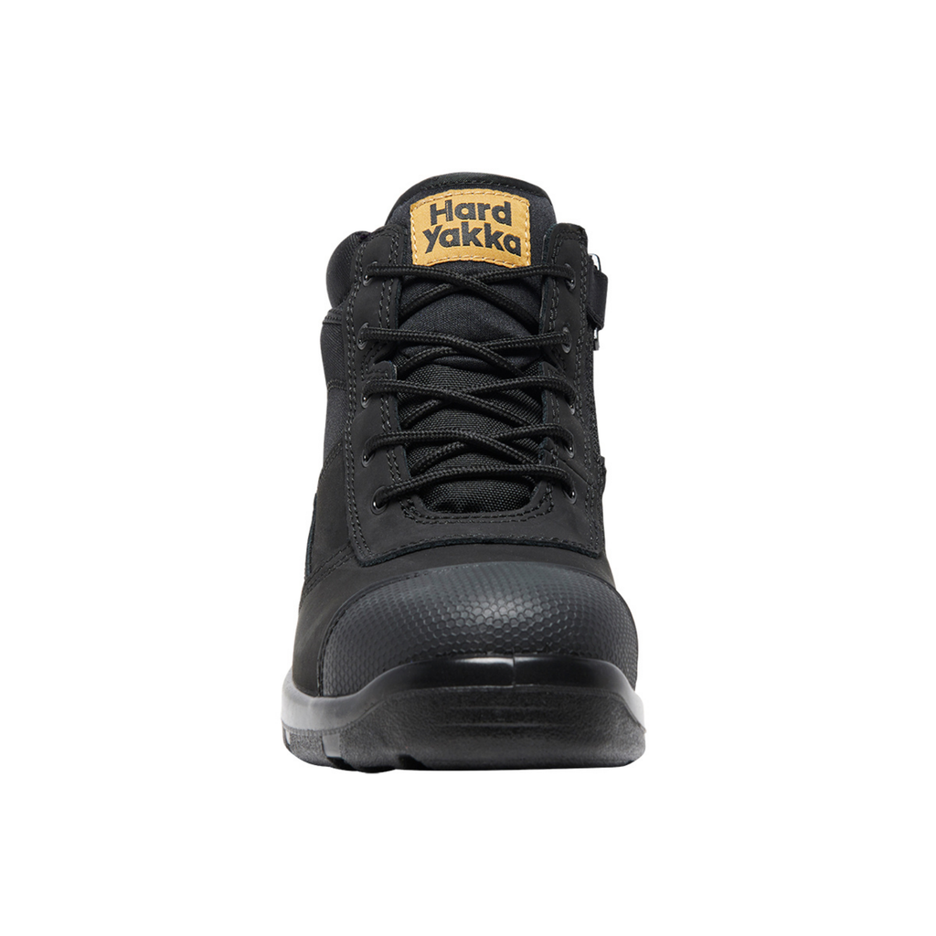 Hard Yakka Black Side Zip Slate Safety Boot - Size 10 - Image 23 of 23