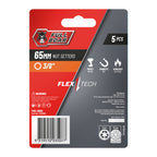 Full Boar 3/8" x 65mm Magnetic Impact Nut Setters - 5 Pack - Image 2 of 2