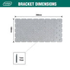 Carinya 200 x 100 x 1mm Galvanised Flat Plate Make-A-Bracket - Image 3 of 7