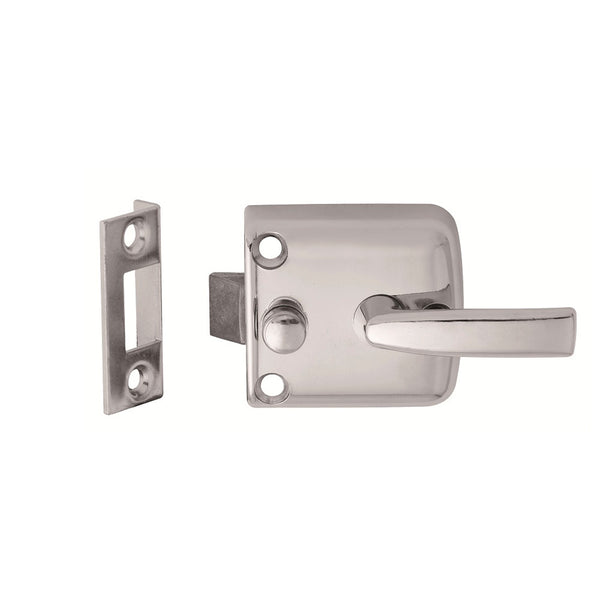 Lockwood Satin Chrome Pearl 300 Series Screen Door Latch