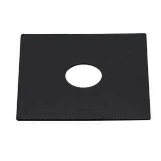 Kinetic 15mm 1/2" BSP 75 x 75mm Square Flat Black Cover Plate