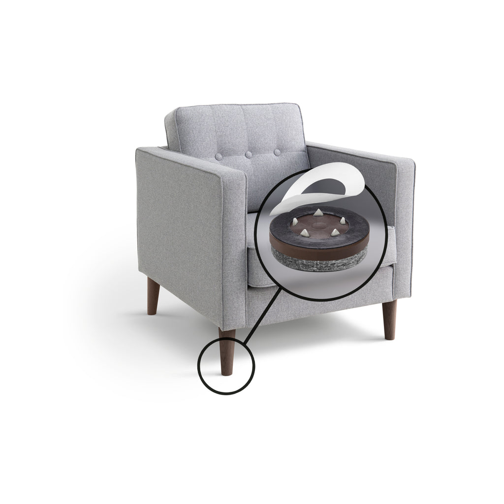 Slipstick_CB270 Felt_38mm-Diameter-Tap-In_Chair