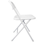 Marquee White Folding Chair - Image 3 of 9