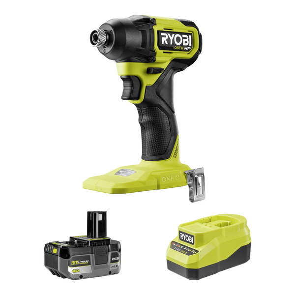 Ryobi 18V ONE+ HP™ Brushless Compact Impact Driver HP 4Ah Kit R18CID24