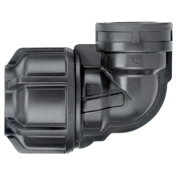 Philmac Metric 20mm x 3/4" Poly x FI BSP Pipe Elbow