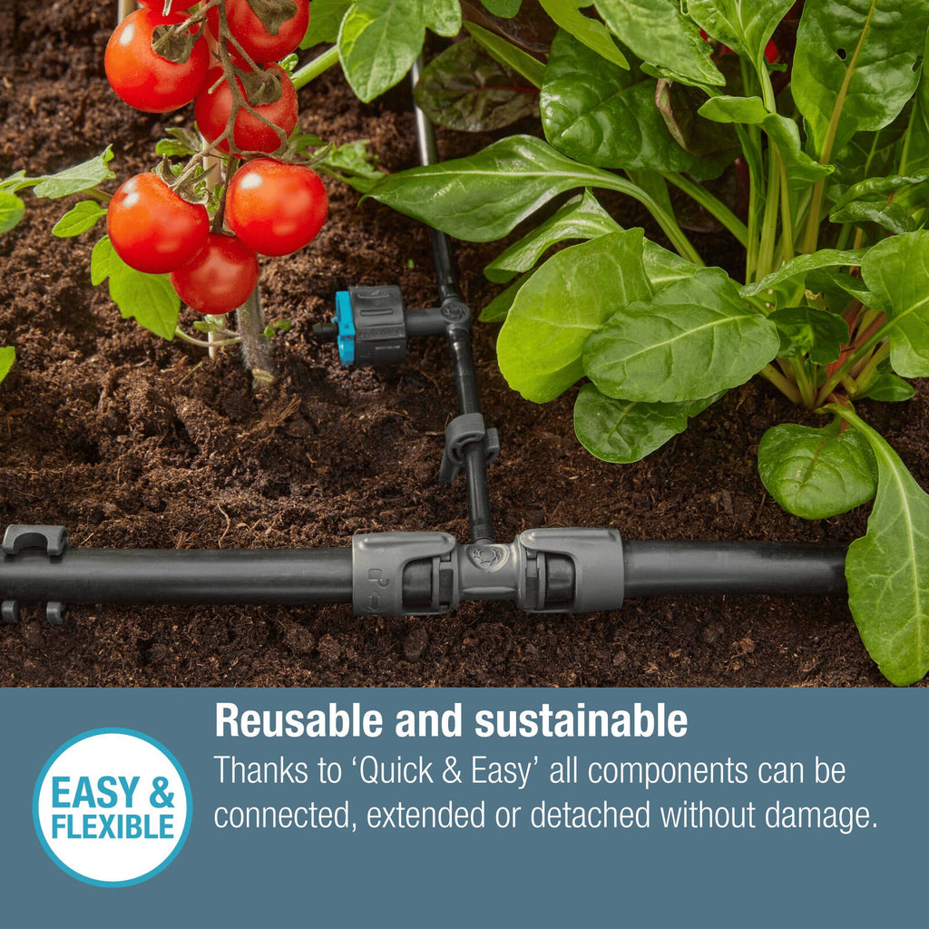 GARDENA 13mm - 4.6mm Micro Irrigation T-Joint - 5 Pack - Image 7 of 9