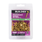 Buildex 6G x 30mm Gold Passivated Plasterboard Screws (Dual Type-17 Tip) - 100 Pack - Image 1 of 5