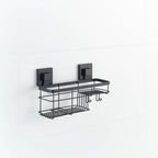 Fusion-Loc 26kg Black Matte Suction Combo Shower Caddy - Image 3 of 7