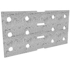 Dunnings 200 x 105mm M10 Galvanised Bracket Plate - Image 2 of 2