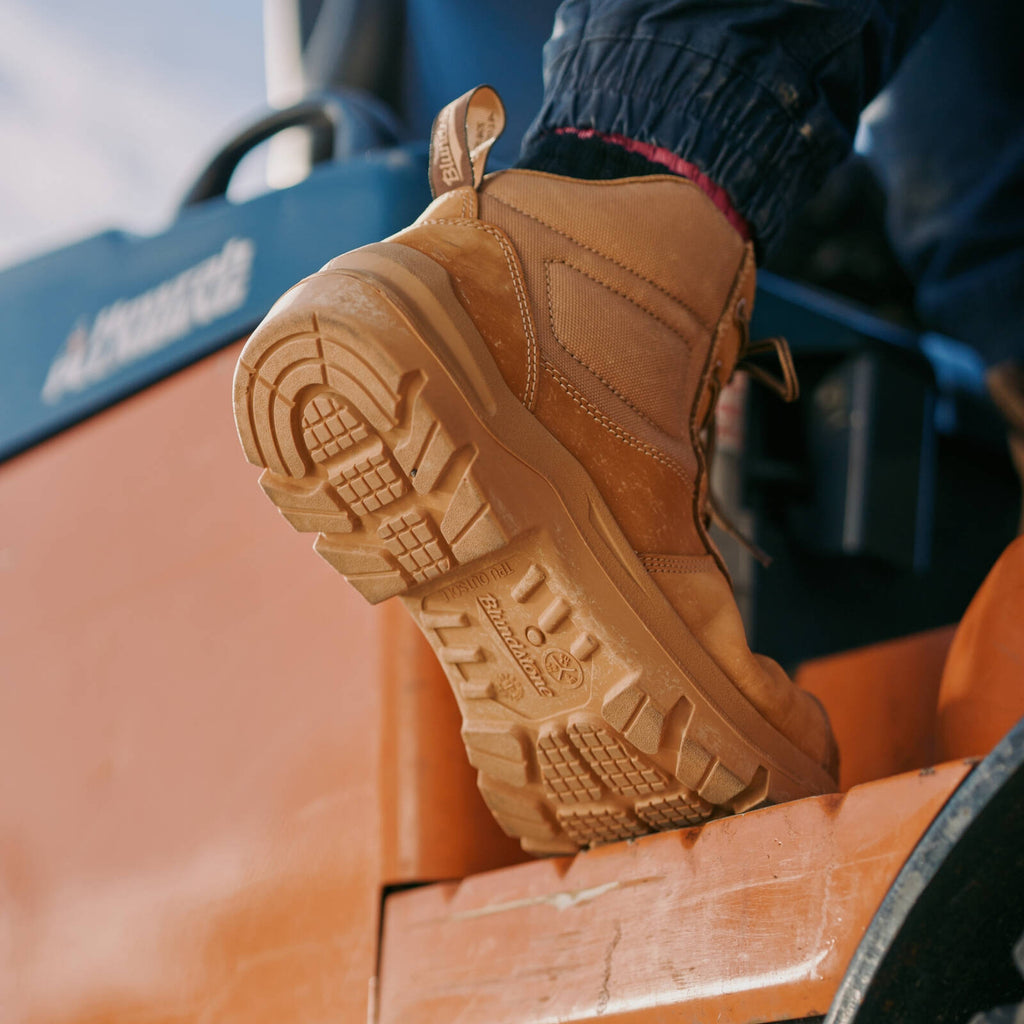 Blundstone Unisex Wheat #7550 DuraFit Zip-Side Safety - UK Size 12 - Image 9 of 10