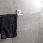 Fusion-Loc 40cm Matte White Style Suction Single Towel Rail - Image 4 of 4