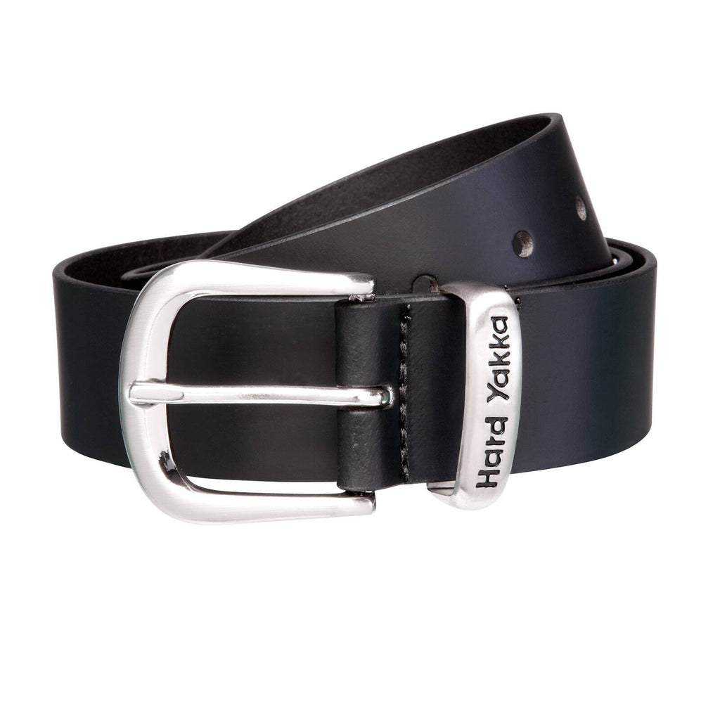 Hard Yakka Black Leather And Brass Buckle Belt - Image 1 of 2