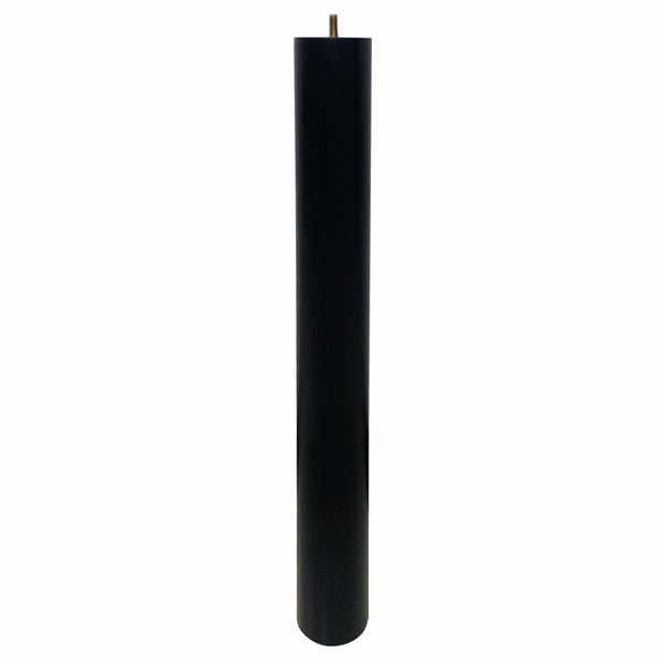 Adoored 73 x 710mm Black Round Pine Furniture Leg