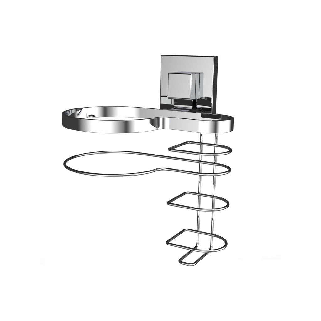 Fusion-Loc Stainless Steel Suction Hair Dryer And Straightener Combo Caddy - Image 1 of 2