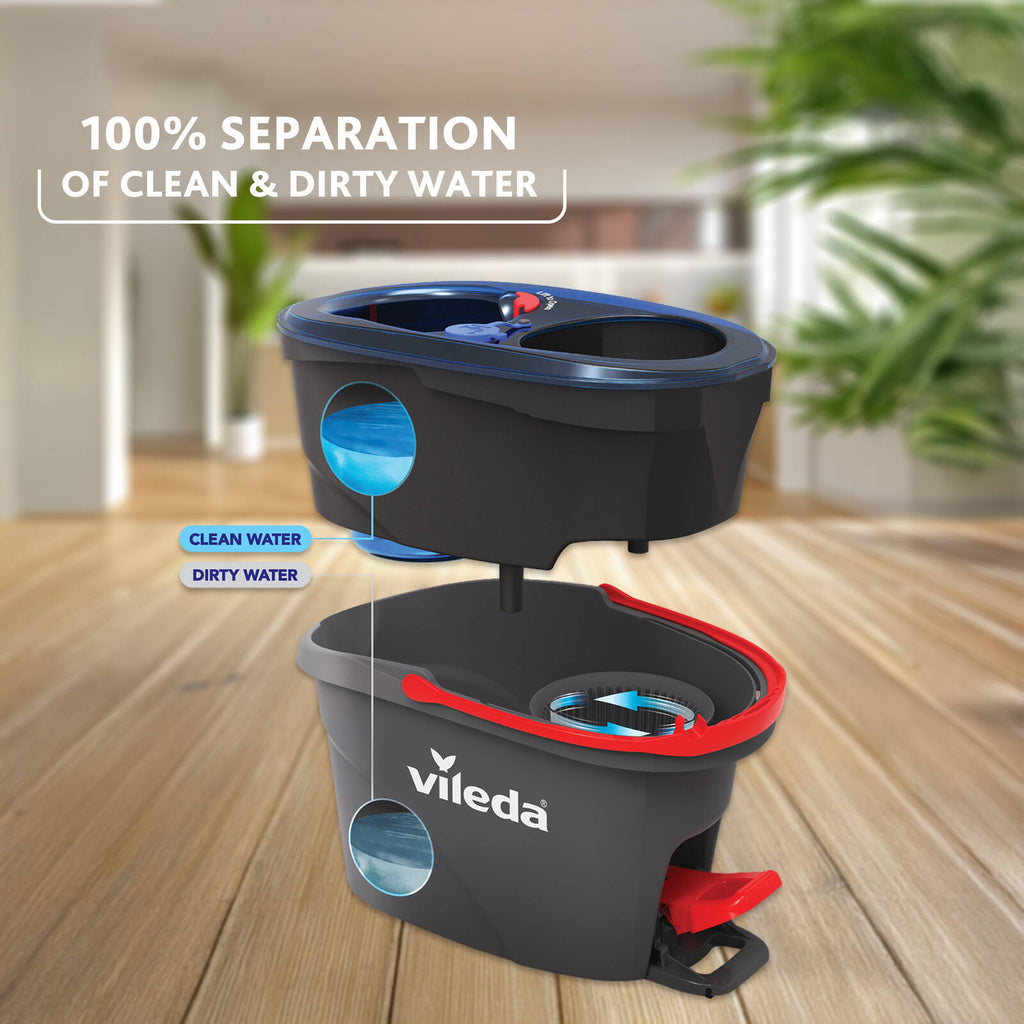 Vileda H2Pro Spin Mop And Bucket System - Image 1 of 9