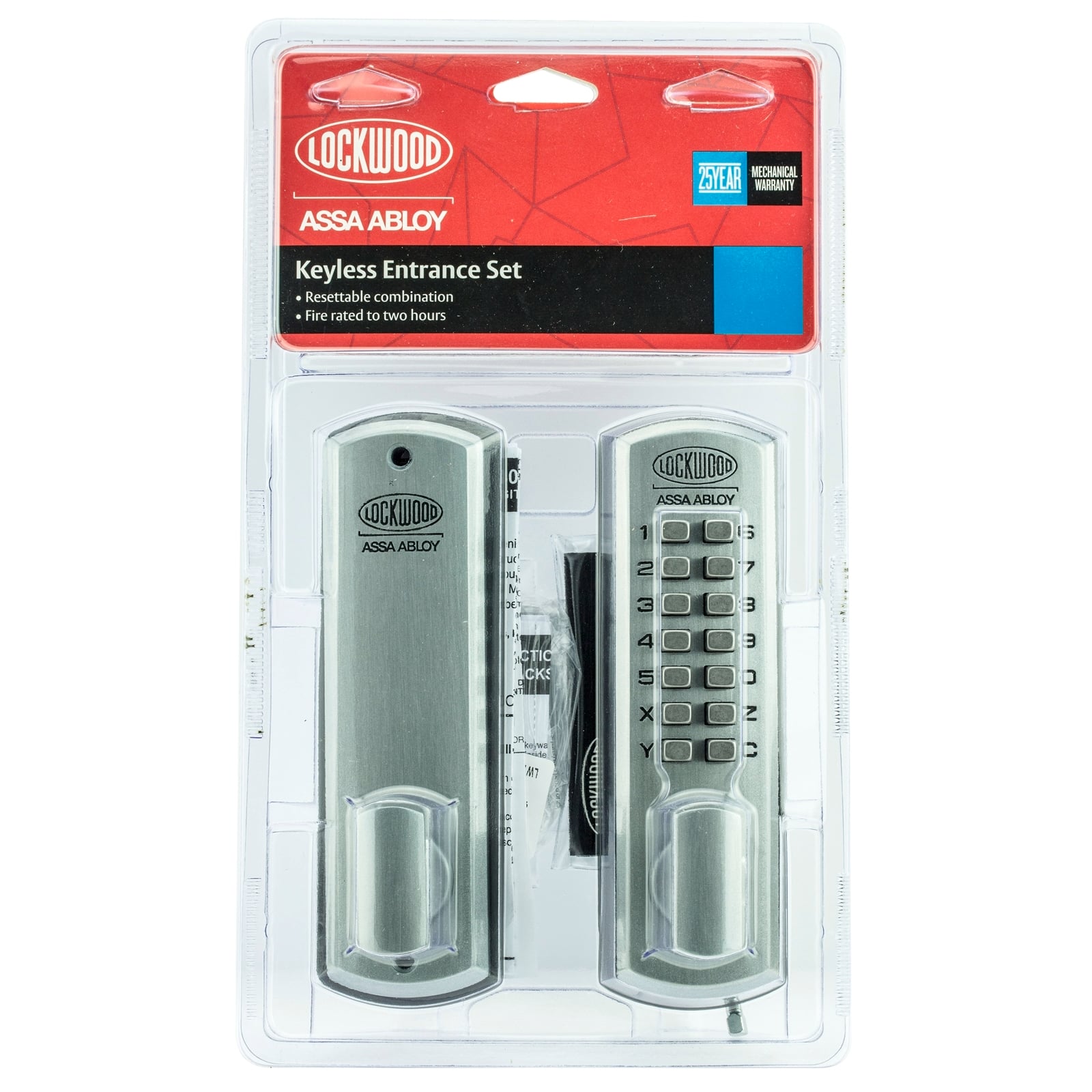 Lockwood Satin Chrome 530 Digital DX Entrance Set - Image 1 of 1