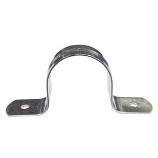 Kinetic 40mm Galvanised BSP Pipe Saddle Clips - 10 Pack