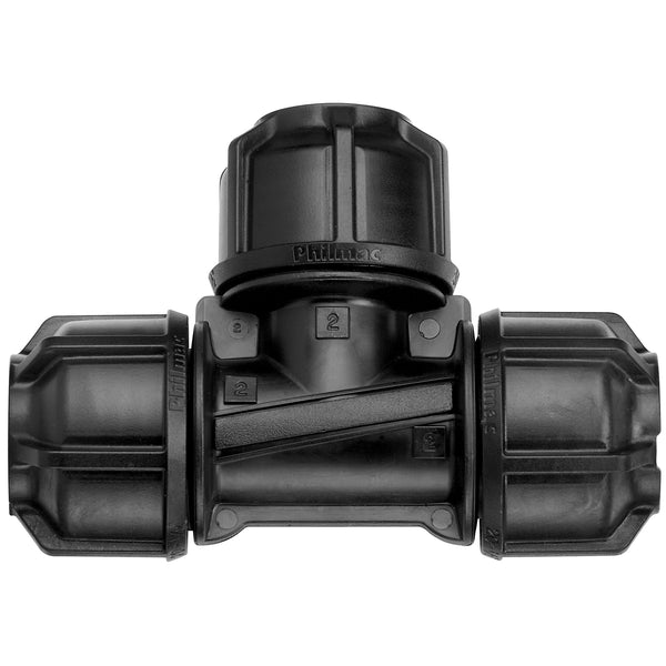 Philmac Metric 20mm Poly x Poly x Poly Pipe Tee