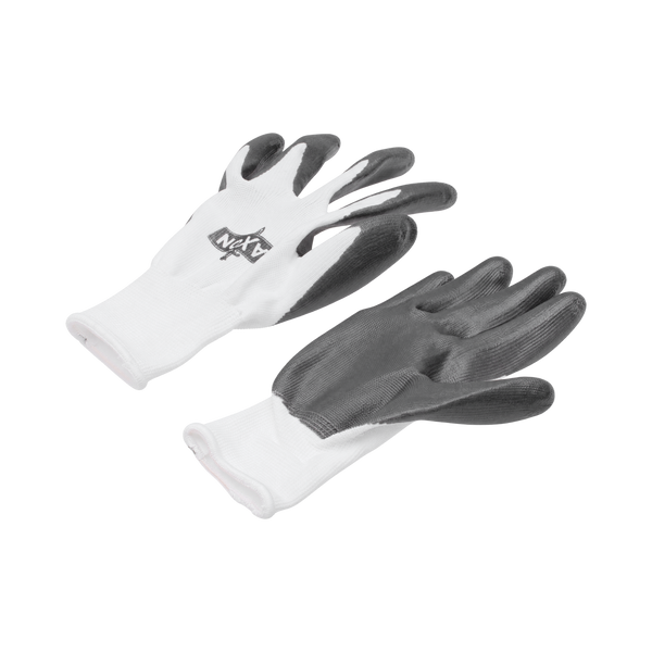 Saxon Medium Nitrile Dipped Garden Gloves - 6 Pack
