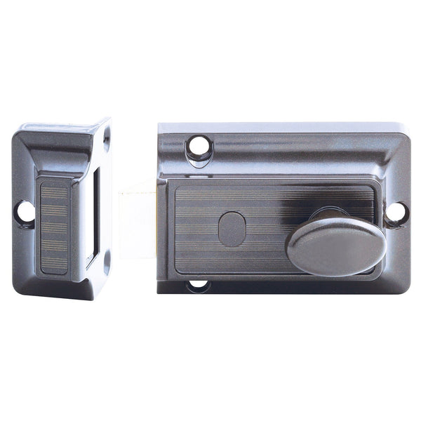 Lockwood Chrome Plate Single Cylinder Nightlatch