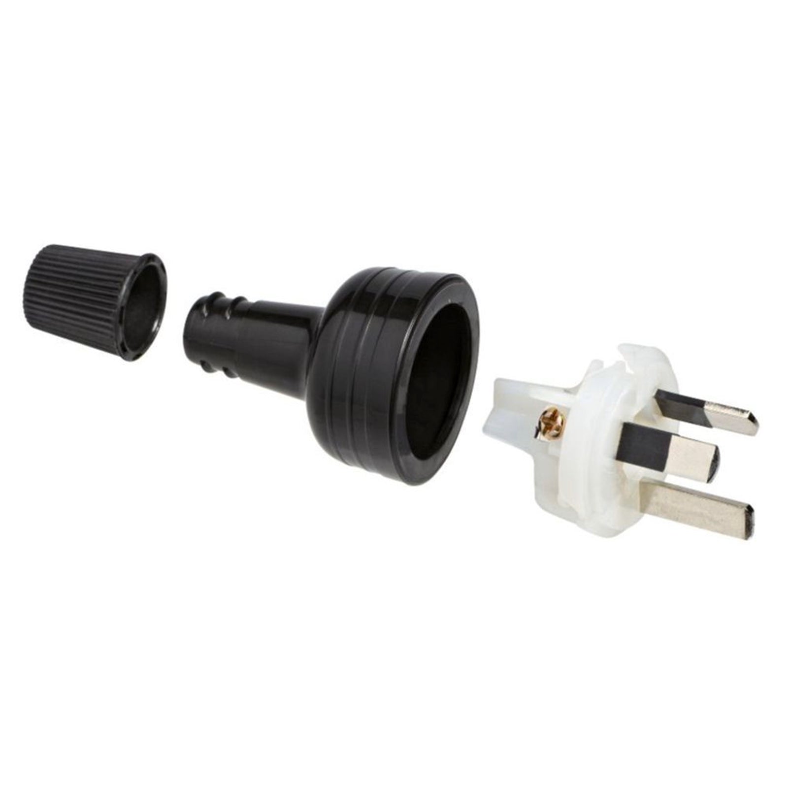 HPM 10A Plug Top Rear Entry - Grey - Image 1 of 1