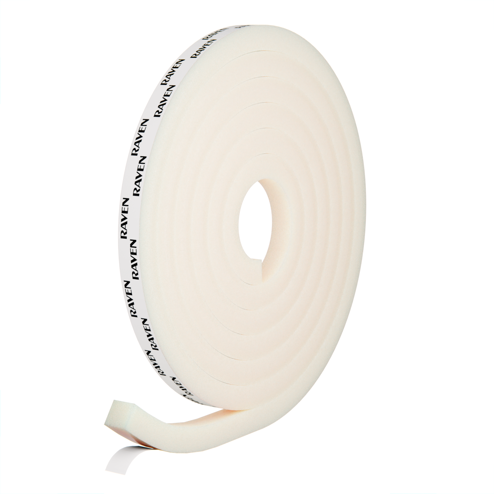 Raven 2500mm White RP14B Self Adhesive Thick Weather Strip - Image 2 of 4