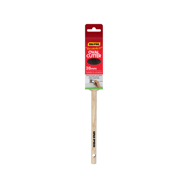 UNi-PRO 38mm Oval Sash Cutter Paint Brush - 38mm