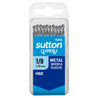 Sutton Tools 1/8" Viper Imperial Drill Bit - 10 Pack