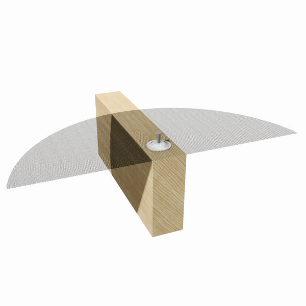 Dunnings Timber Washer Style Shadecloth Fastener - 20 Pack