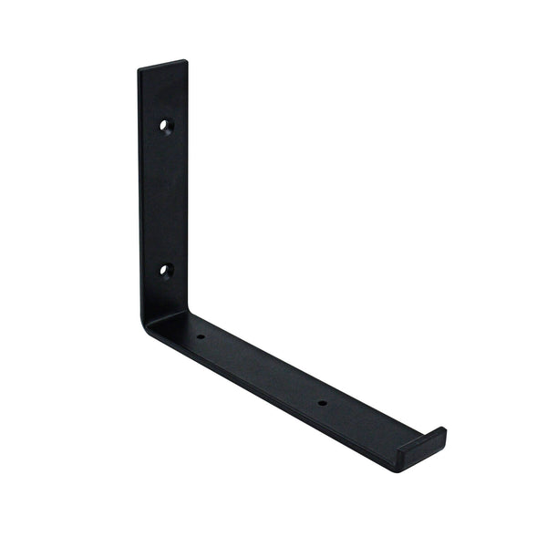Carinya 240 x 185mm Black Hanging Lipped Angle Bracket - 240 x 185mm