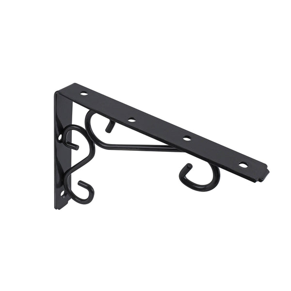 Carinya 200 x 150mm Dark Grey Heavy Duty Scroll Stayed Bracket