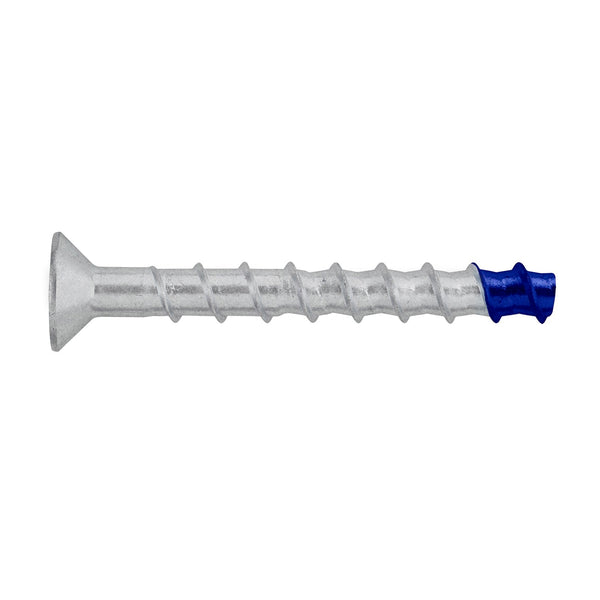 DeWALT 10 x 100mm Blue Tip Galvanised Countersunk Screw Bolt - 25 Pack
